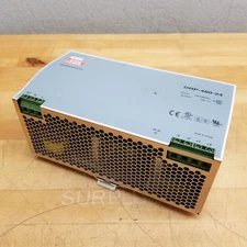 Mean Well DRP-480-24 Power Supply, 200-240Vac, 4.0Amp, 24V, 20A - USED