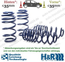 H&R Tieferlegungsfedern 20mm u.a.: Audi A6 4G2, 4GC, Bj. 2010-2018