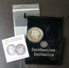 Smithsonian Institution Proof 1oz Silver Barber Half Union Pattern Round