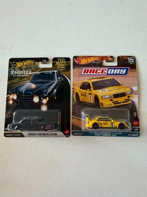 Hot Wheels Premium Mercedes-Benz 300 SEL/C-Class DTM Touring Car Lot of 2 AA6