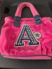 Justice Girls Pink Valor Purse. Letter A
