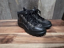 🚨 Vintage 90s Y2K OAKLEY Nail Skull & Crossbones Shoes Boot Men Size 9 Clean