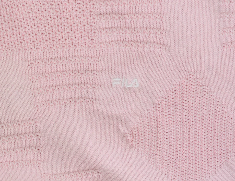 Suéter Tejido FILA Vintage Años 80 Hombre Talla 42 Rosa Hecho en Italia Foto 2 de 4