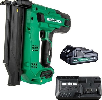 Metabo HPT 18V MultiVolt Compact Cordless Brad Nailer Kit, 18 Gauge Nailer 