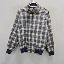 Baracuta G9 Harrington Blu Beige Check Punk Mod Pelle Rudeboy Classico Piccolo