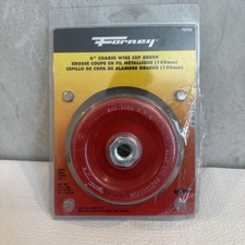 Forney 72756 6 in. Knotted Steel Cup Brush