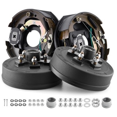 Electric Trailer Brake Assembly, 10 x 2-1/4 Inch, 1 Pair Self-Adjusting Electric