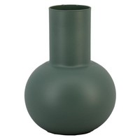 INNA-Glas Dekovase Orbis, GrüN-Matt, 30Cm, Ø22Cm