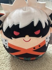 Squishmallow My Hero Academia KATSUKI BAKUGO 8" Plush 2024 MHA Brand New Rare