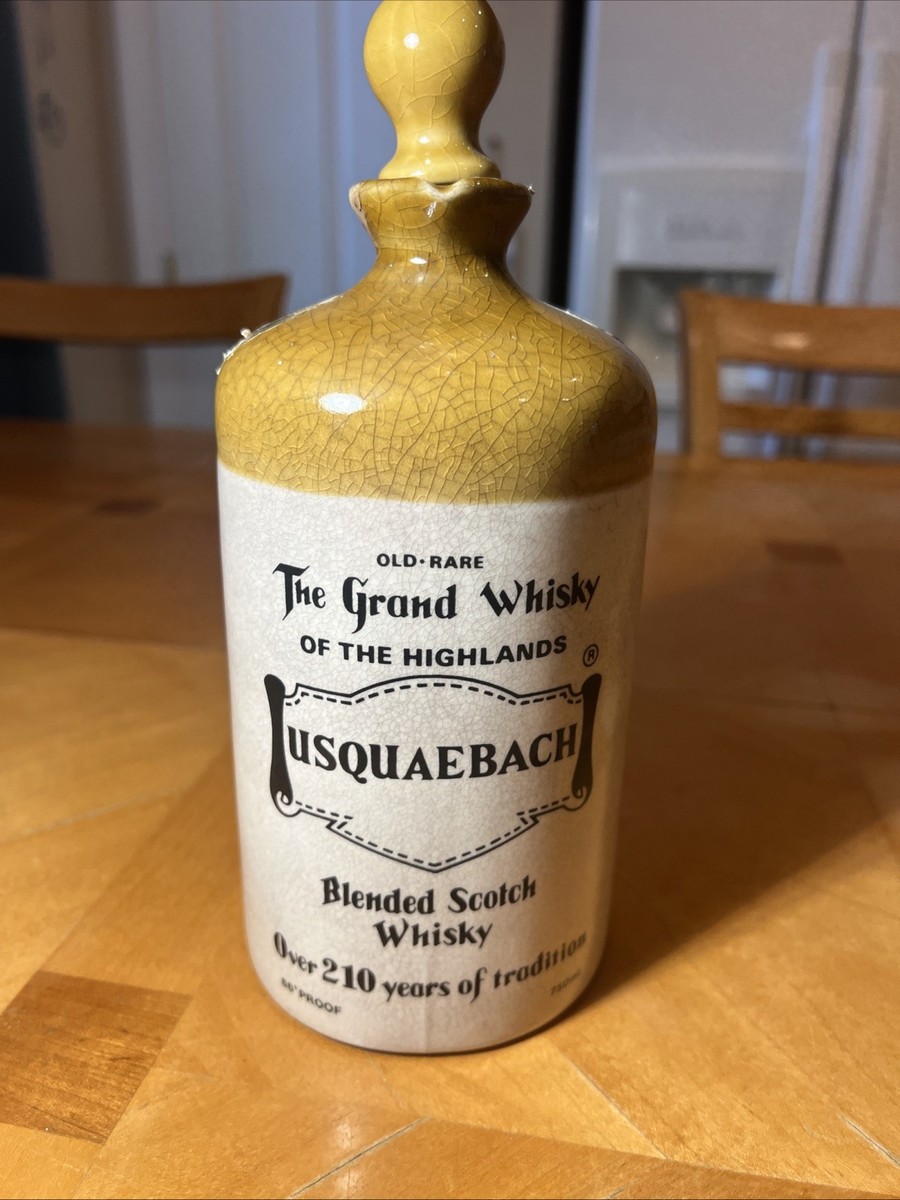 Vintage Usquaebach Whiskey Jug The Grand Whisky Of The Highlands