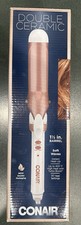 Conair Double Ceramic 1 1/2-Inch Curling Iron 1  inch barrel produces soft wave
