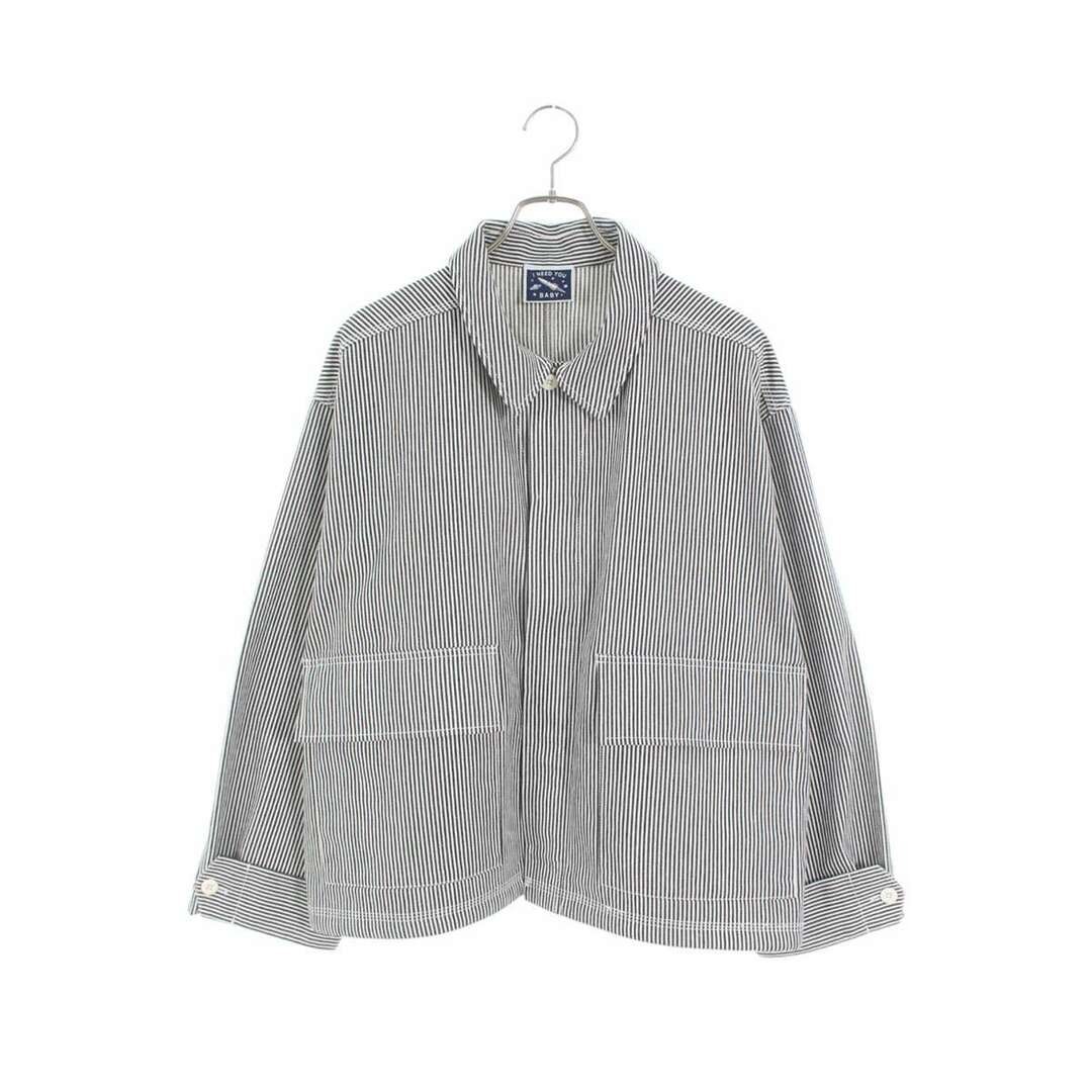 I Need You Baby MT24AW-36 Hickory Stripe Shirt Jacket I Need You Baby MT24AW-36 Hickory Stripe Shirt Jacket