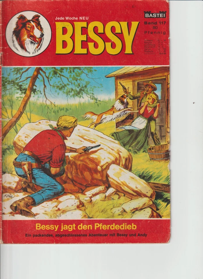 Bessy 117 Bessy jagt den Pferdedieb original Bastei Verlag - Bild 1 von 1