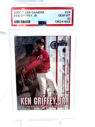 2000 Fleer Gamers Ken Griffey Jr # 24 GEM MT PSA 10 HOF Low Pop / 23