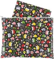 SugarBooger Jumbo Floor Splat Mat | Hedgehog Pattern | 42" x 42" Sugar Booger
