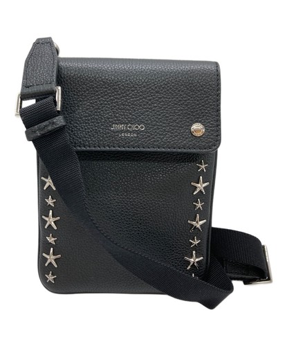 Jimmy Choo KIMI MESSANGER Black Bag #TFB8162