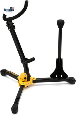 Stands DS533BB Alto/Tenor Saxophone Stand with Soprano Sax Peg