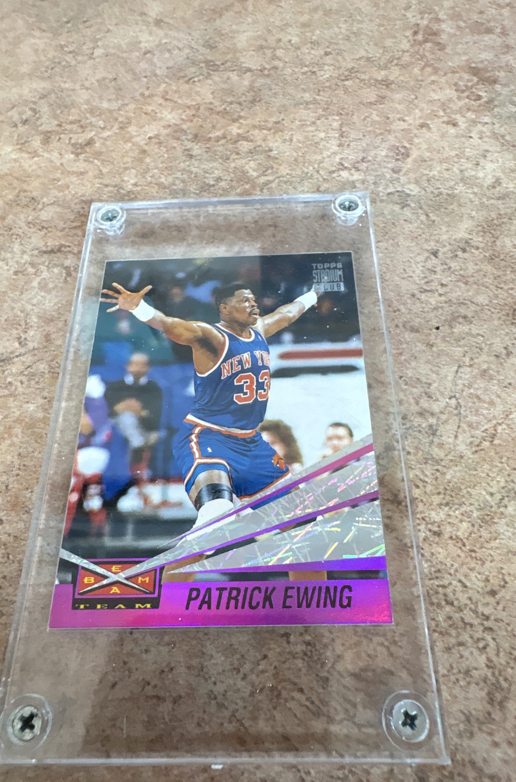 1993-94 Topps Stadium Club - Beam Team Patrick Ewing #3