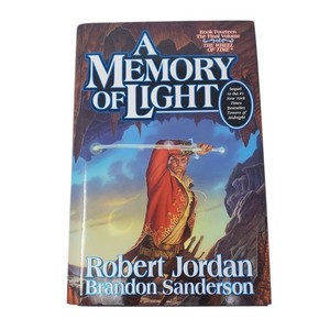 Signed Wheel Time Memory Light Robert Jordan Brandon Sanderson 1st/1st Edition
