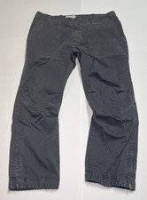 Nili Lotan Utility Cargo Pants Womens 8 Gray Zip Ankle Made In USA