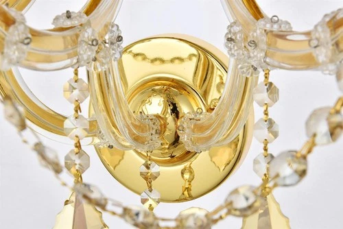 Elegant Lighting Maria Theresa 27" 7 Light Royal Crystal Wall Sconce - Picture 9 of 9