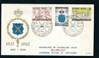 D481658 Belgium FDC 350th Anniversary St. Michiels Guild Fencing Ghent P. 113