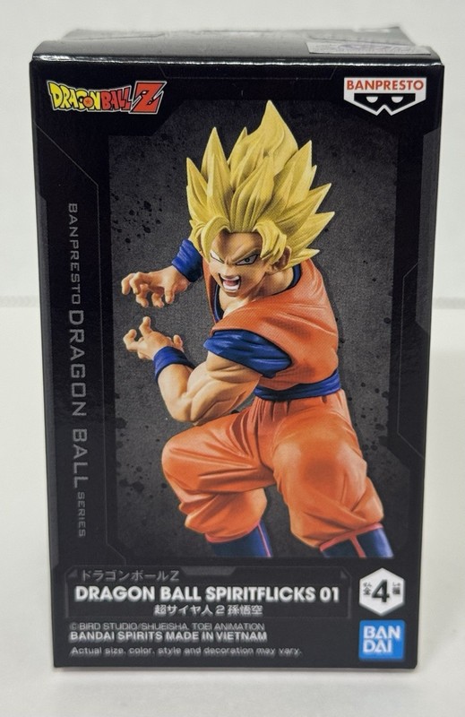 Banpresto Dragon Ball Z Spiritflicks 01 Super Saiyan 2 Goku Figure C Bandai