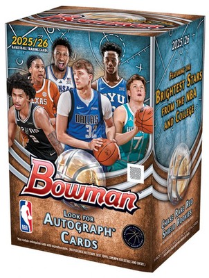 2025-26 Bowman Basketball Value Box Brand New QTY
