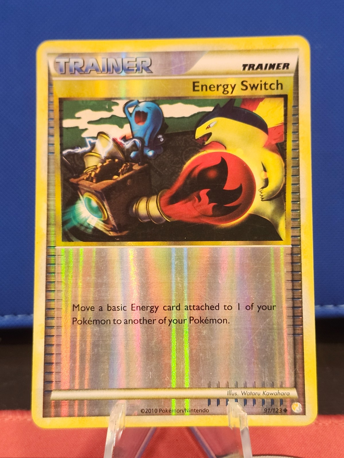 Energy Switch 91/123 Heartgold & Soulsilver Reverse Holo