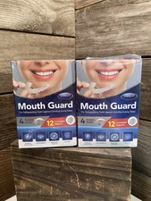 (2)- 4-PK MOUTH GUARD FOR GRINDING TEETH AT NIGHT SLEEP MOUTH GUARD Exp 3/27