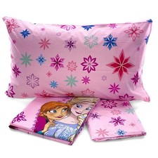 Lenzuola Frozen Elsa Anna Singolo Piazza e Mezza Completo Letto Puro Cotone 100%