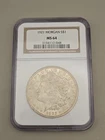 1921 Morgan Silver Dollar $1 MS 64 NGC