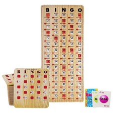 Jam-Proof Bingo Cards with Sliding Windows, 25 Reusable Shutter Cards, 75 Cal...
