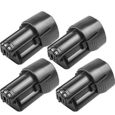 4X 12V 4.8Ah Lithium-ion Battery For Bosch BAT411 BAT412 BAT414 GSR GDR GSB GWI