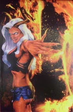 LADY DEMON 1 J DYNAMITE CHAOS INCENTIVE VIRGIN ART VARIANT COMIC STAGGS 2014 NM