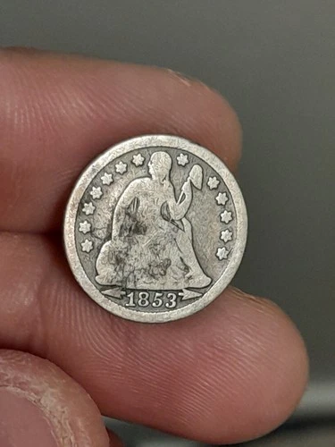 1853 Arrows Seated Liberty Dime #1