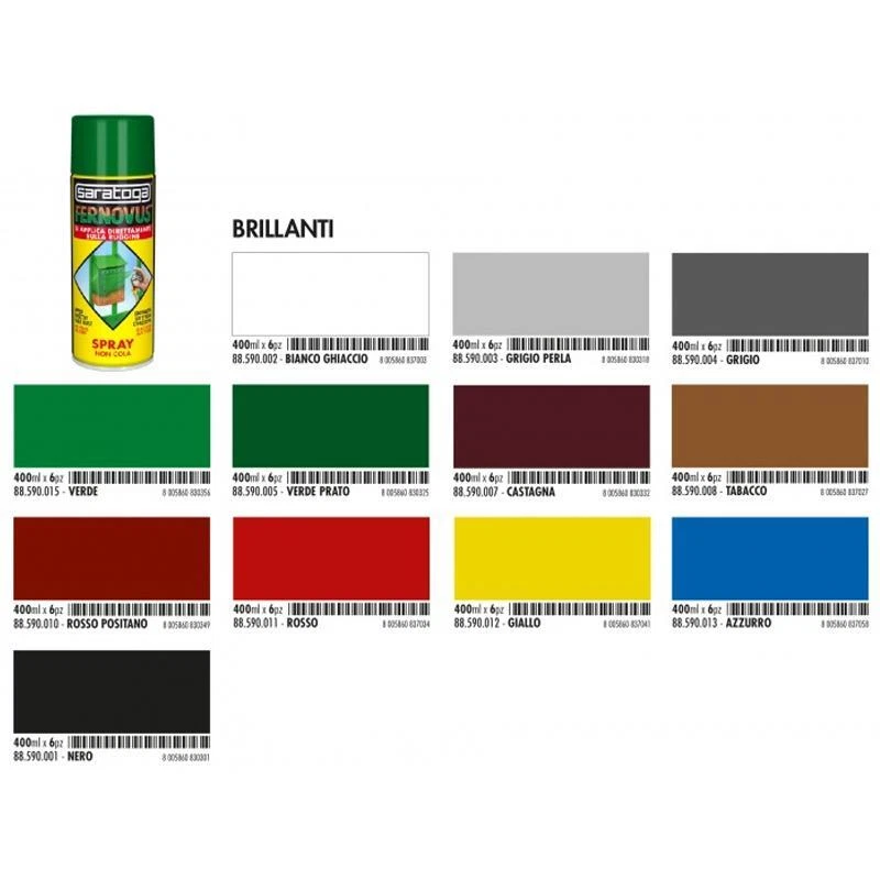 Vernice Spray Fernovus Saratoga Smalto Antiruggine Elimina Ruggine 400 ml - Immagine 2 di 4