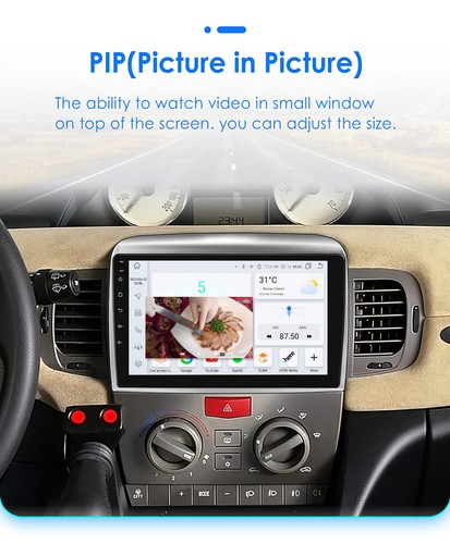 9"Android 14 Autoradio Carplay GPS SAT Navi DAB BT For Lancia Ypsilon 2006-2011 - Picture 14 of 14