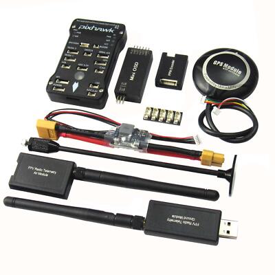 Pixhawk PX4 Flight Controller NEO-M8N GPS 915Mhz OSD PPM I2C Power Module Plane