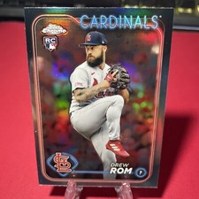 2024 Topps Chrome Base #195 Drew Rom St. Louis Cardinals C500