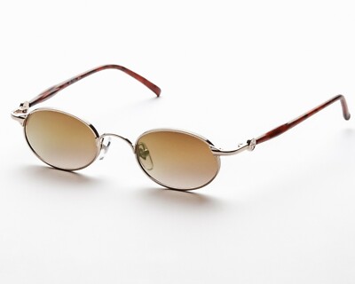 Jean Paul Gaultier JPG 57-7201 GOLD GP Vintage Sunglasses Light