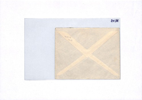 MALTA Cover Valetta KGV FARTHING BLOCK {6} GB Sussex Eastbourne 1936?? XC43 - Picture 6 of 10
