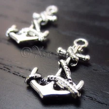 Boat Anchor Wholesale Ocean Nautical Charm Pendants C2061 - 20, 50 Or 100PCs