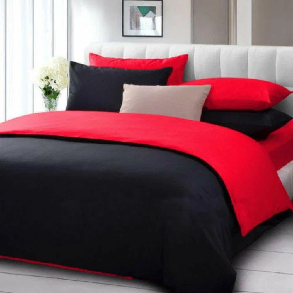 Red and black bedroom set online