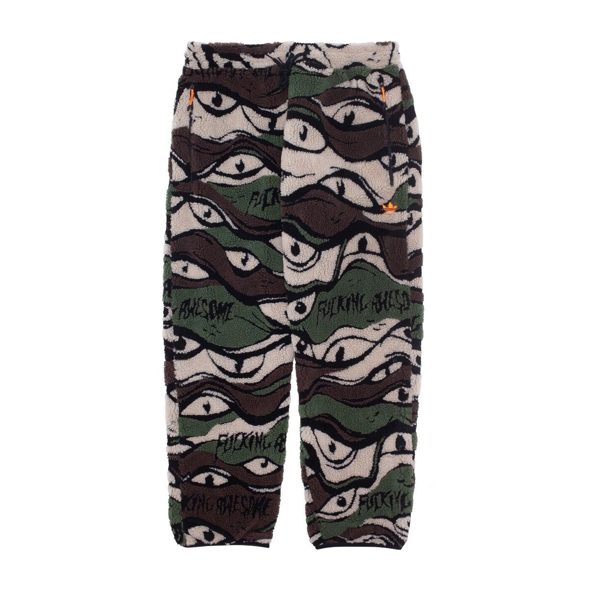 XS FUCKINGAWESOME FA x adidas JASON DILL Green Camo Sherpa XS FUCKINGAWESOME FA x adidas JASON DILL Green Camo Sherpa