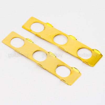 Hipshot Grip-Lock Enclosed 6 In Line Staggered Post Gold Locking Tuner