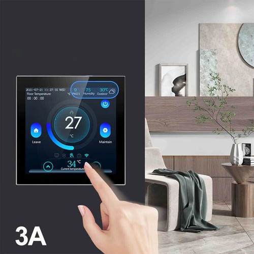Smart WiFi Bodenthermostat Tuya Elektro / Warmwasserbereitung Temperaturregler - Bild 10 von 16