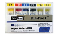 Obturation Dia-ProT Gutta Percha Paper Points By DiaDent 100/Pack 