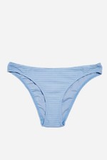 topshop size 14 baby blue bikini bottoms bnwt stripe swimwear