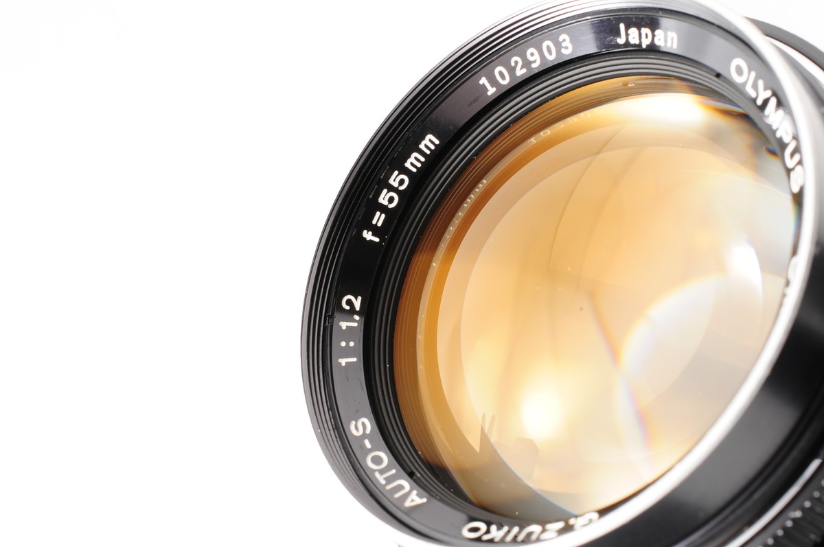 Near MINT] Olympus OM-System G.Zuiko Auto-S 55mm f/1.2 Lens From